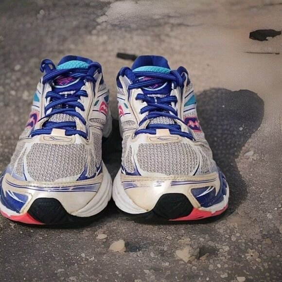 Saucony Women's Purple/Teal Training Running Athletic Shoes Size 10 - Picture 2 of 8